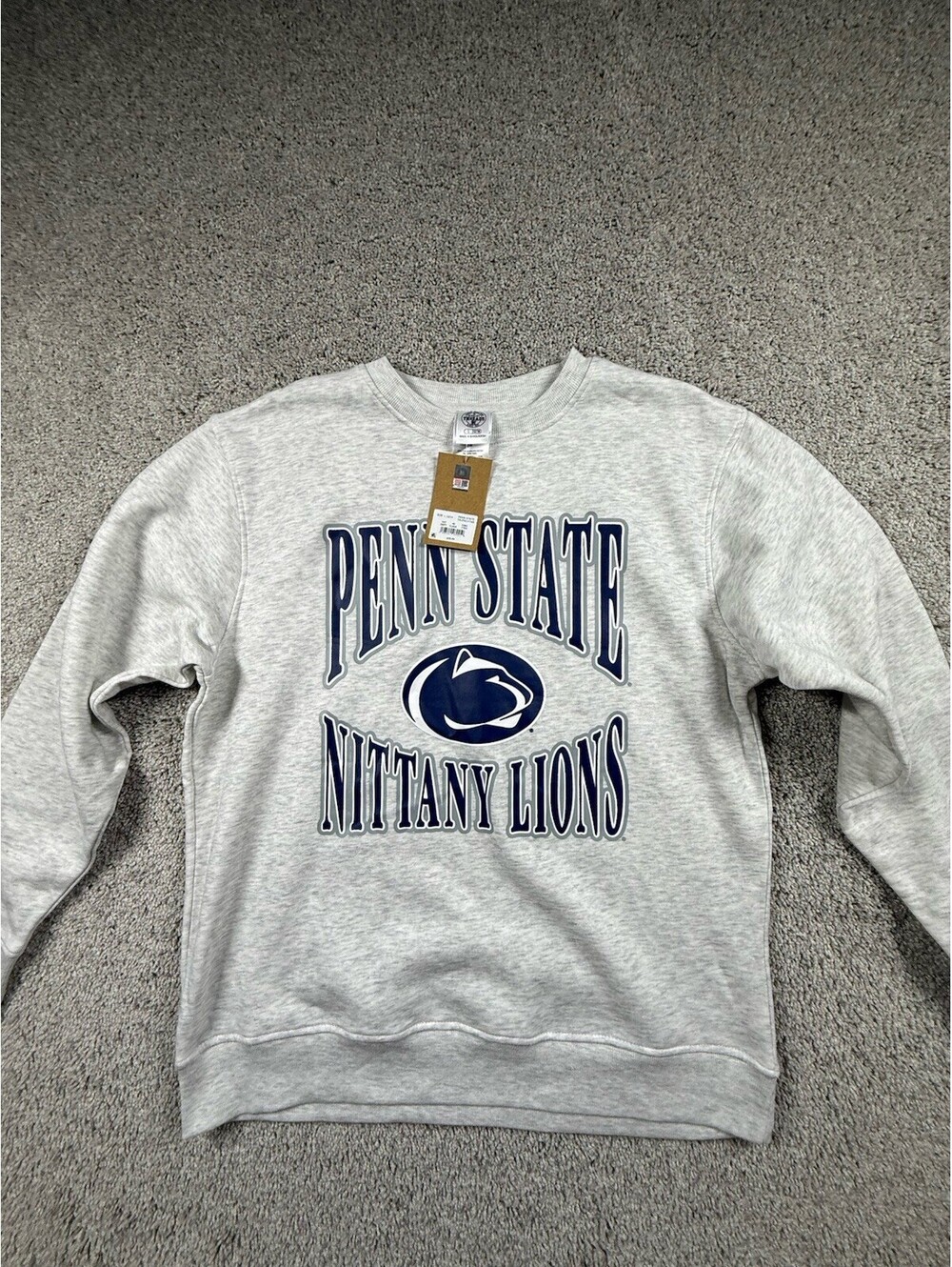 NWT Rivalry Threads Women’s Sweatshirt Penn State Size Large Gray